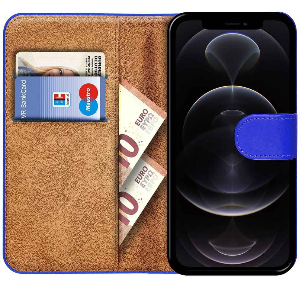 Basic Wallet für Apple iPhone 12 Pro Max in Blau
