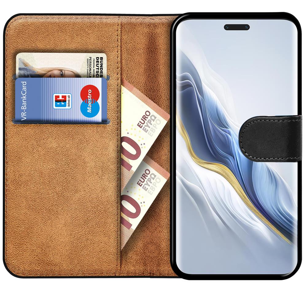 Basic Wallet für Honor Magic 6 Pro in Schwarz