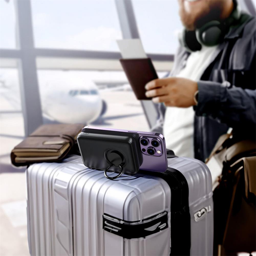Power Bank - Joyroom - MagSafe JR-W050 - 10000 mAh in Schwarz