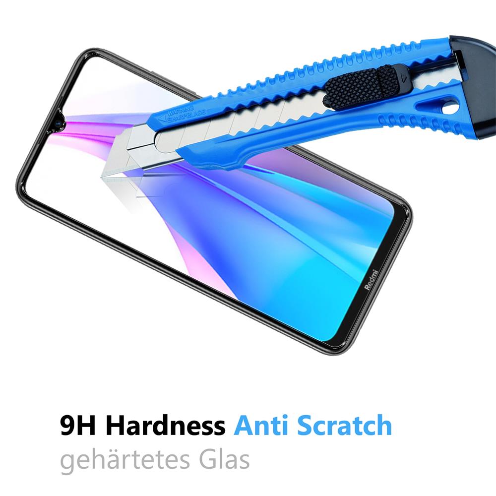 4in1 Glas Set für Xiaomi Redmi Note 8T