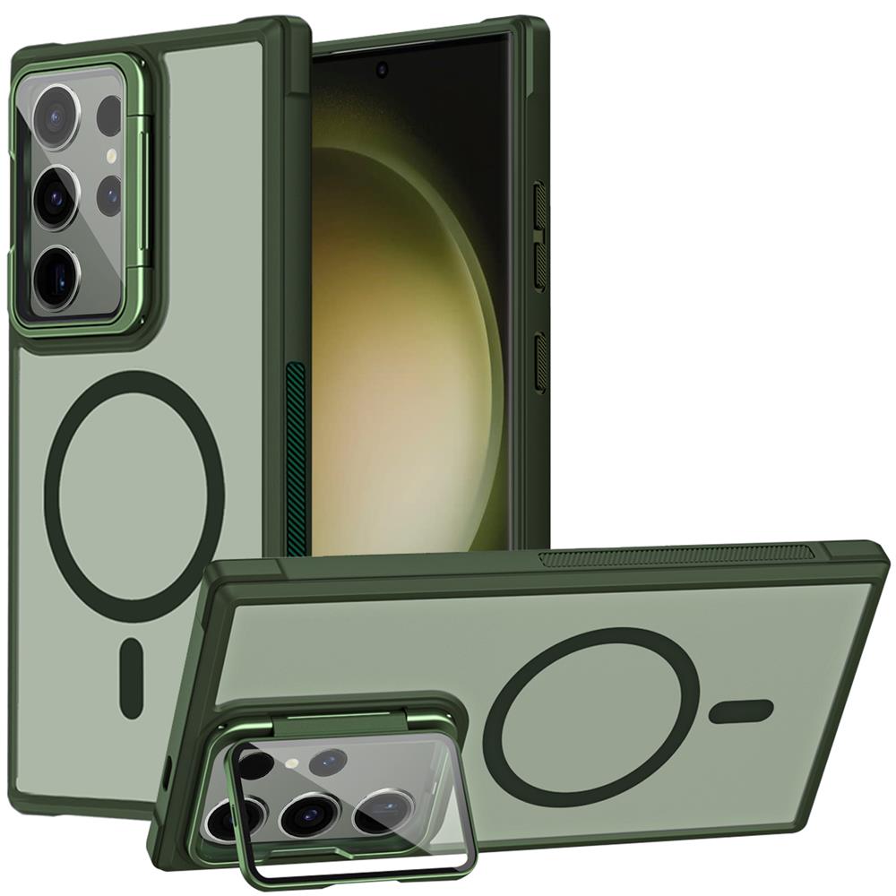 Colour Magsafe für Samsung Galaxy S23 Ultra in Grün