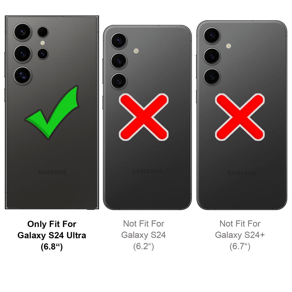 Defender Case für Samsung Galaxy S24 Ultra in Schwarz