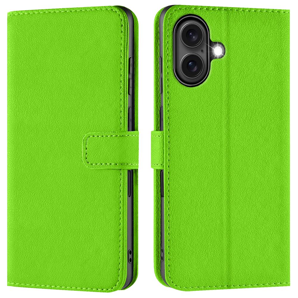 Basic Wallet für Apple iPhone 16 Plus in Grün