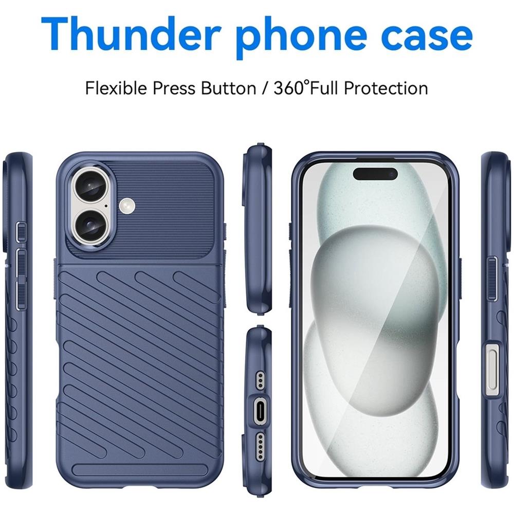Thunder Case für Apple iPhone 16 Plus in Blau