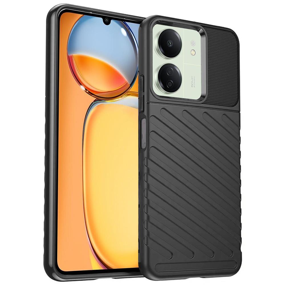 Thunder Case für Xiaomi Redmi 13C in Schwarz