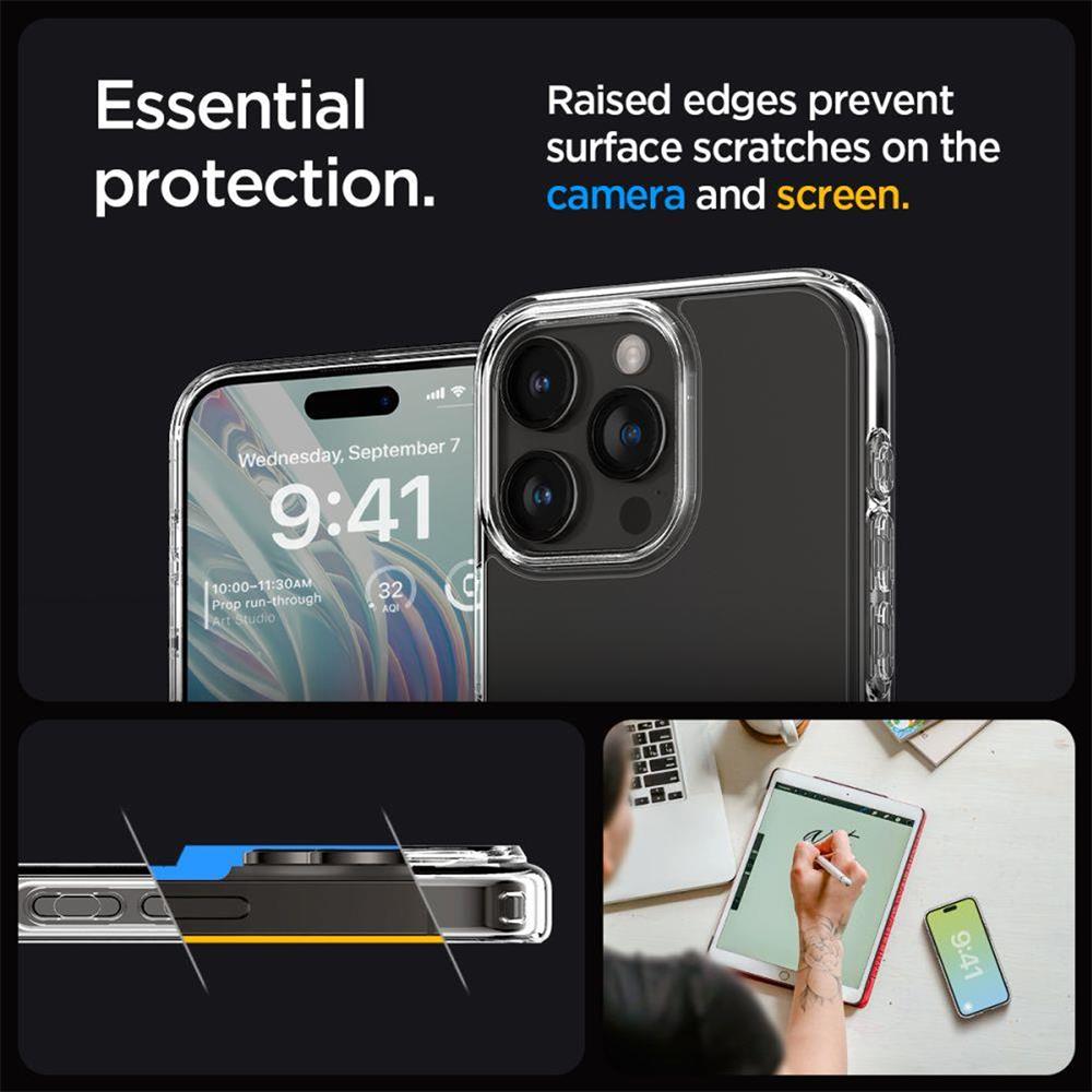Spigen ULTRA HYBRID CASE für Apple iPhone 15 Pro Max in Transparent