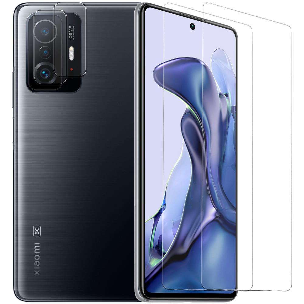 4in1 Glas Set für Xiaomi Mi 11T / Mi 11T Pro