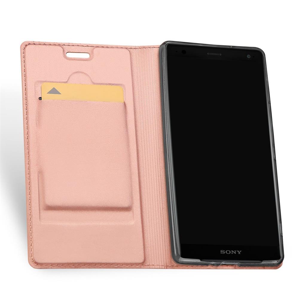 Electroplated Flip für Sony Xperia XZ3 in Rosegold