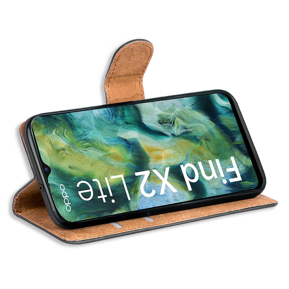 Basic Wallet für OPPO Find X2 Lite in Schwarz