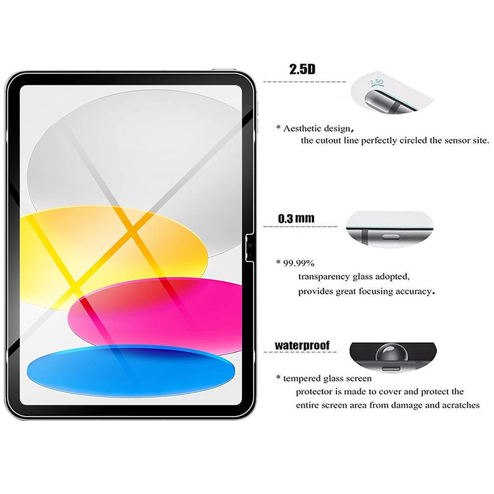 Glasfolie für Apple iPad 10.9 2022