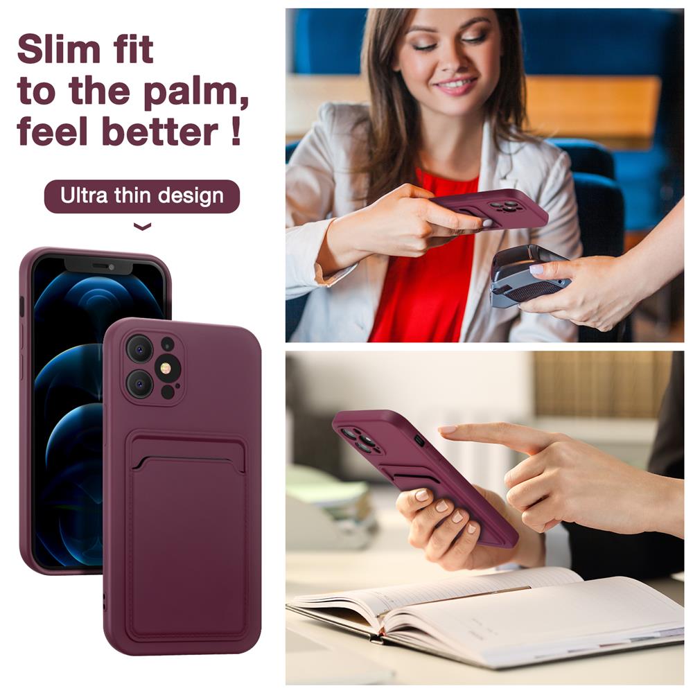 Card Case für Apple iPhone 16 Pro Max in Lila
