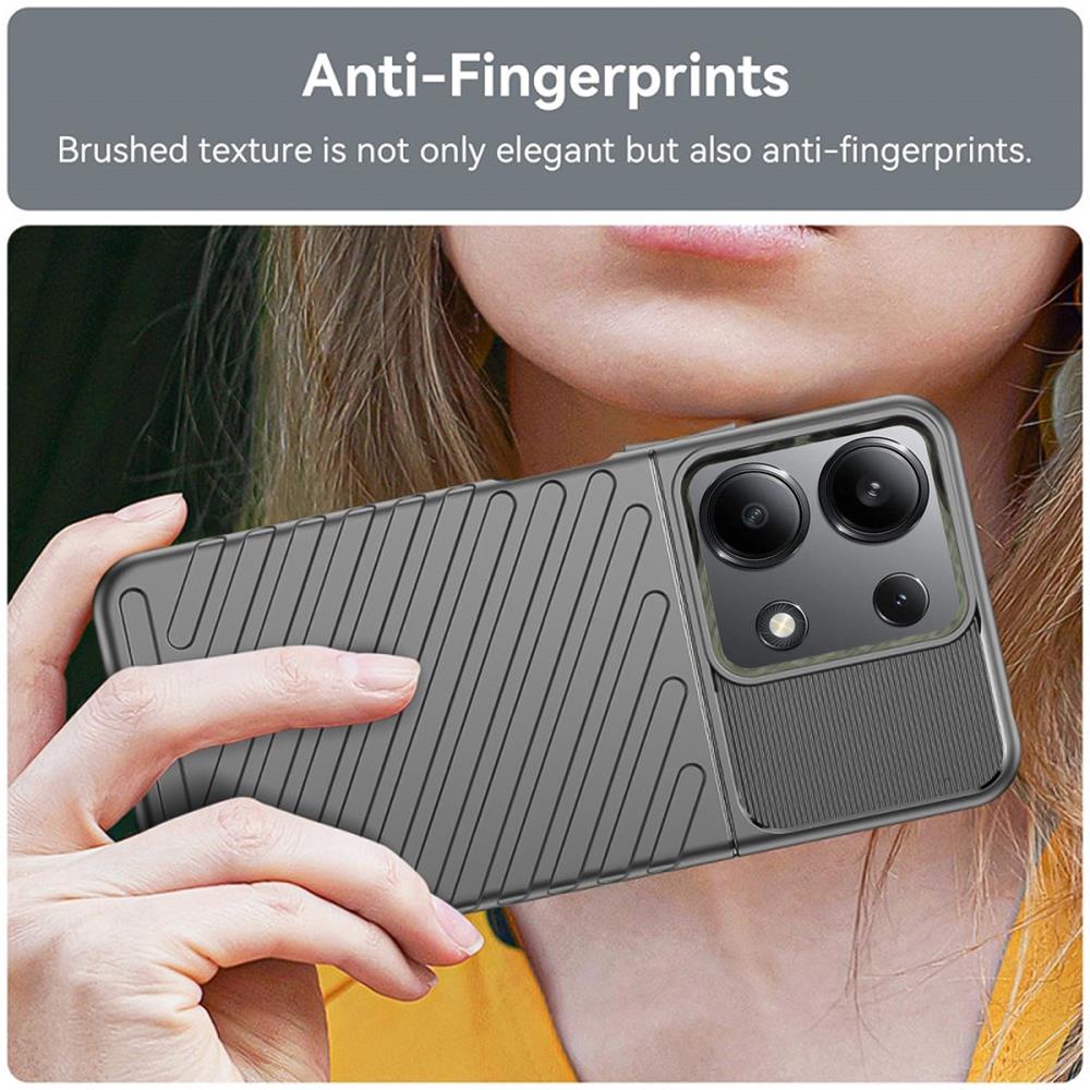 Thunder Case für Xiaomi Redmi Note 13 (4G) in Schwarz