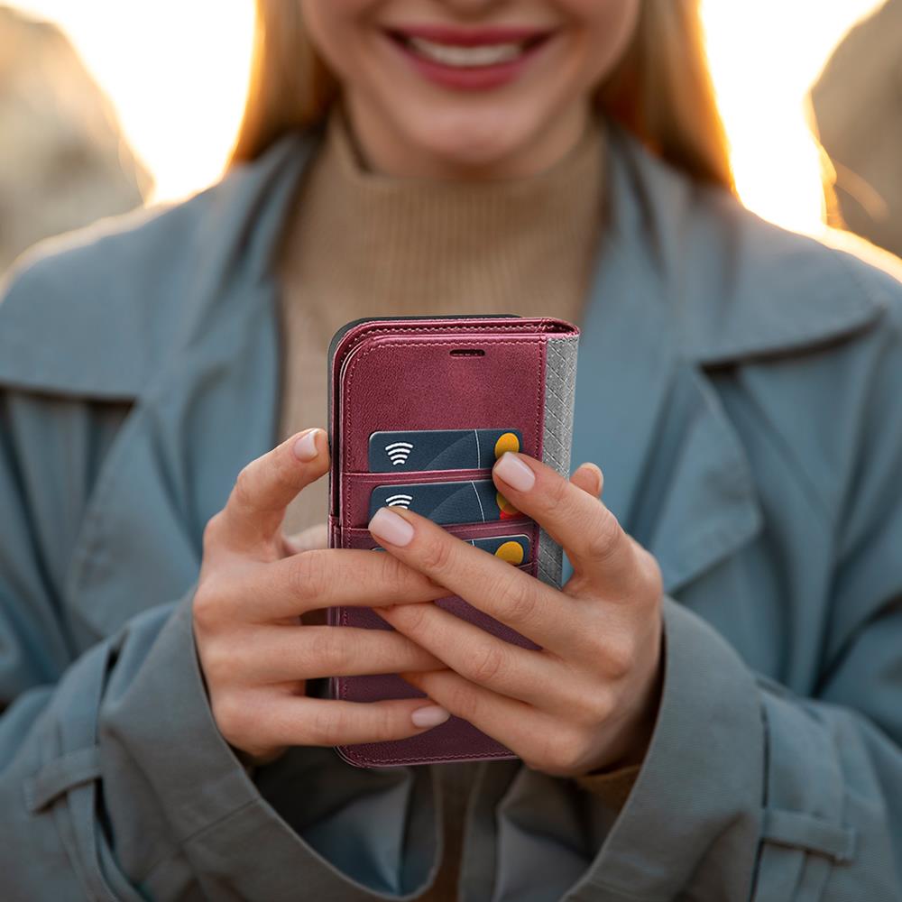 Nathy Wallet für Samsung Galaxy S25 Edge in Lila