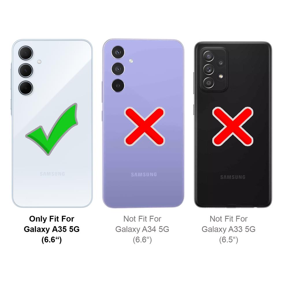 Rugged TPU für Samsung Galaxy A35 5G in Transparent