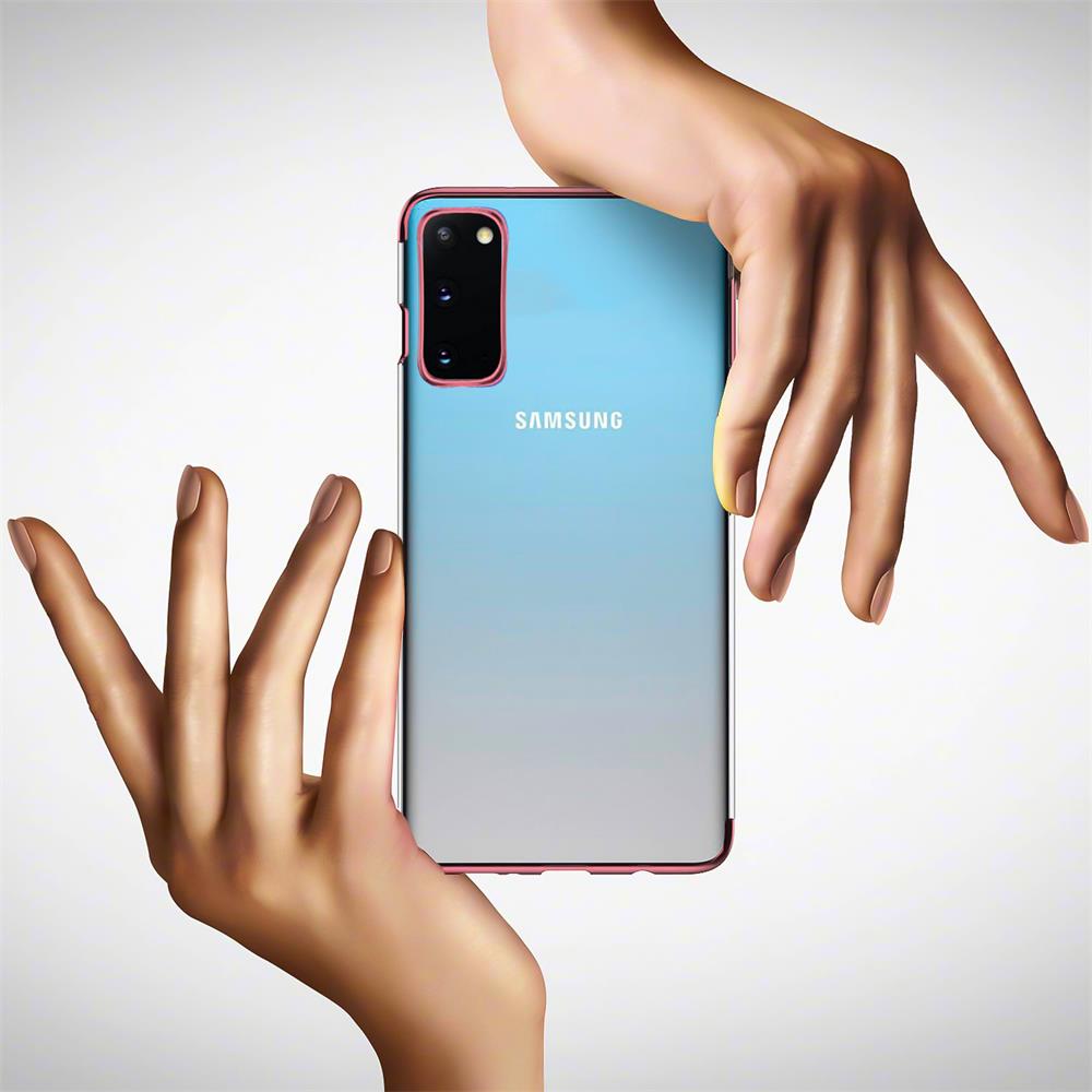 Zero Edge Color für Samsung Galaxy S20 Plus in Rosegold