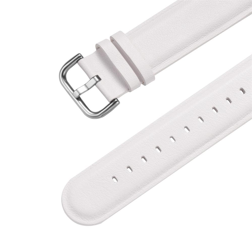 Fitnessarmband LEDER für Apple Watch 1-9 - 42/44/45 Gr. L in Weiss