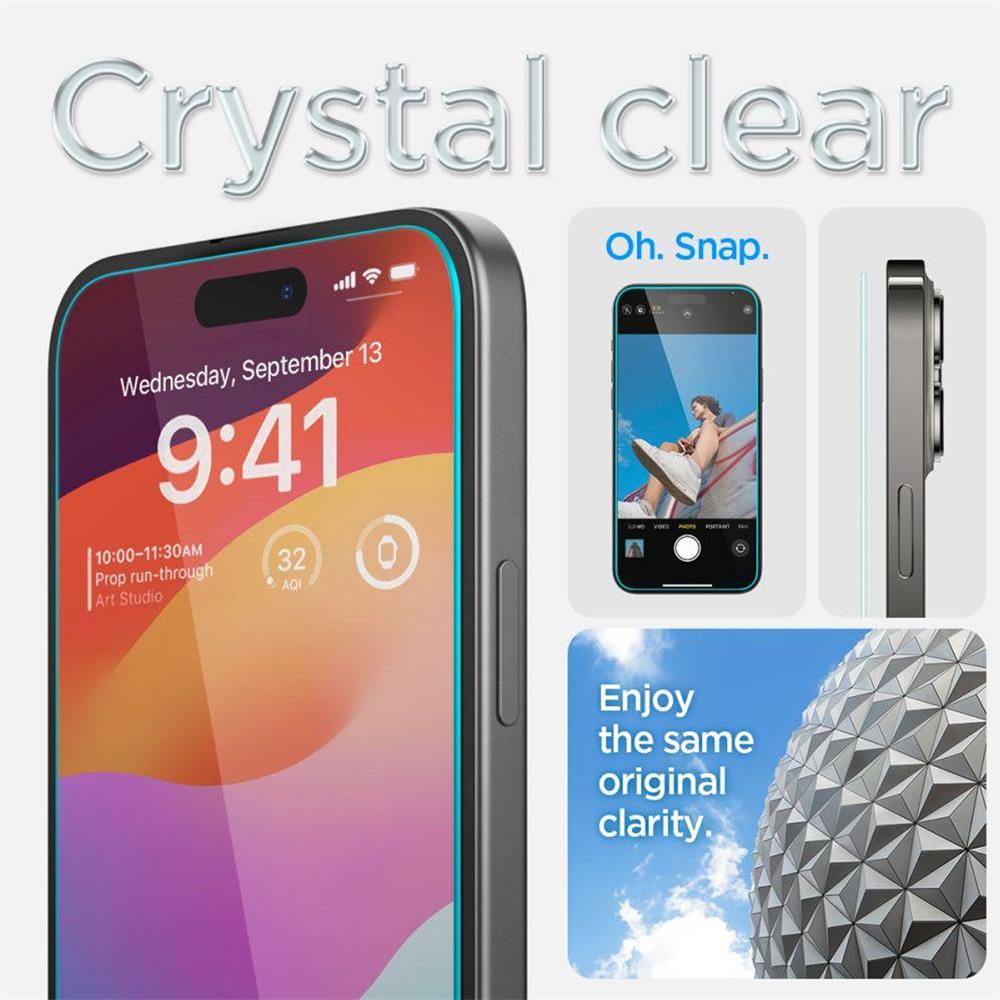 Spigen Glas 2in1 für Apple iPhone 15 Pro Max