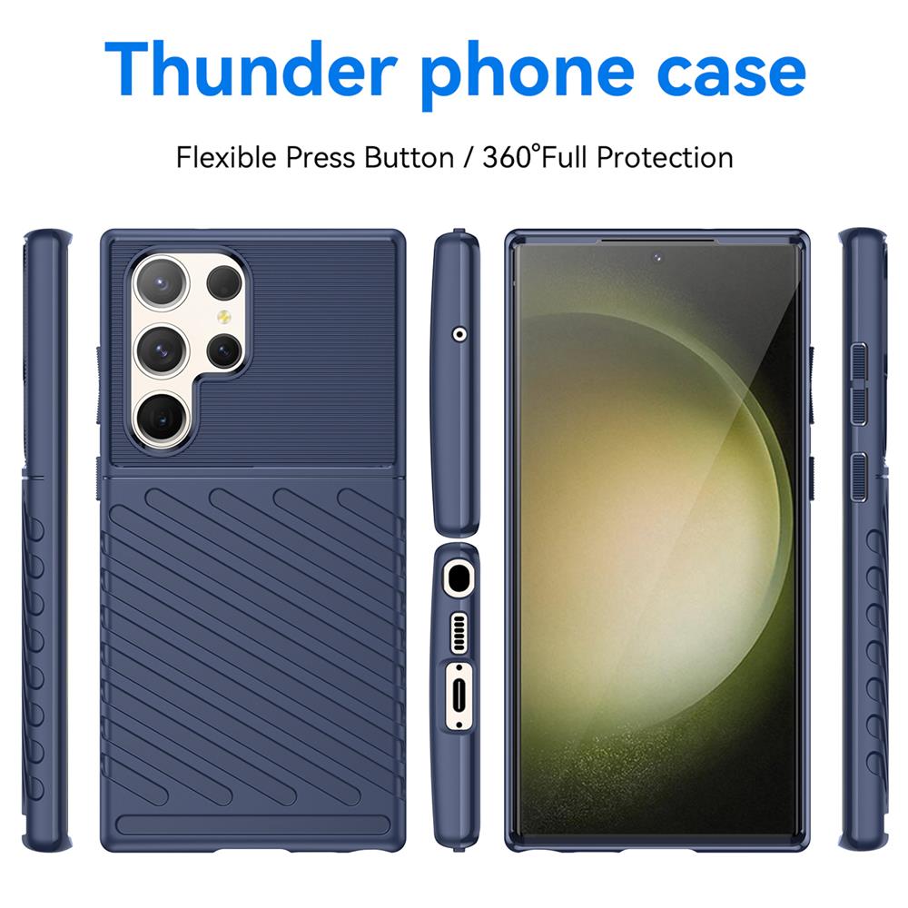 Thunder Case für Samsung Galaxy S23 Ultra in Blau