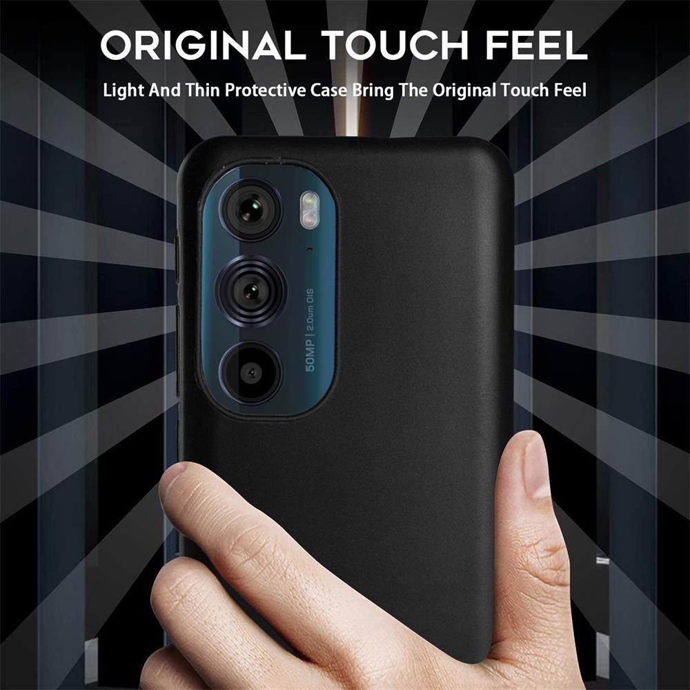 Classic TPU für Motorola Edge 30 Pro in Schwarz