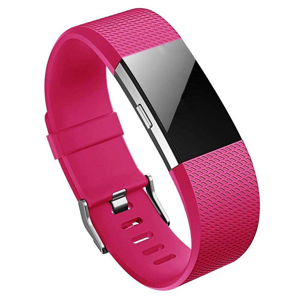 Fitnessarmband TPU für Fitbit Charge 2 - Größe S in Pink