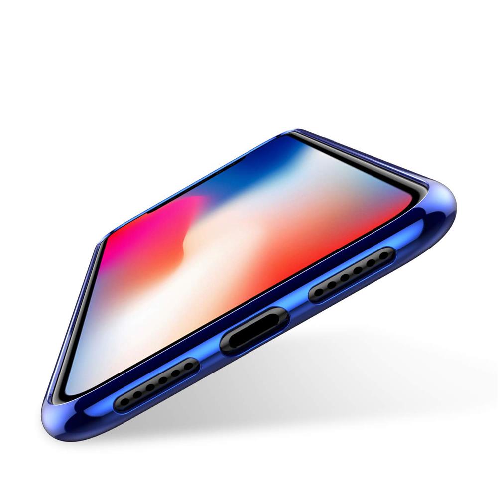 Zero Edge Color für Apple iPhone XR in Blau