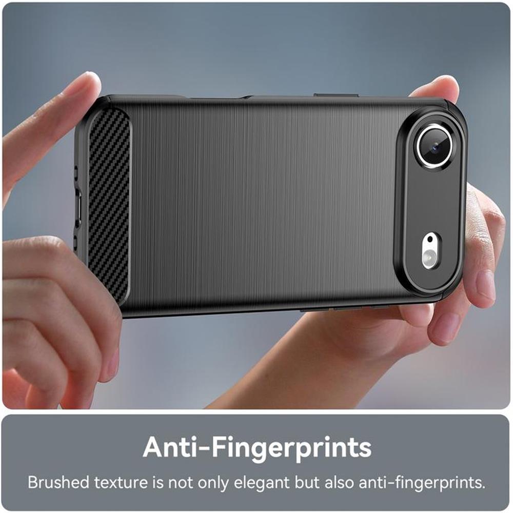 Carbon Brush TPU für Apple iPhone Air (2025) in Schwarz