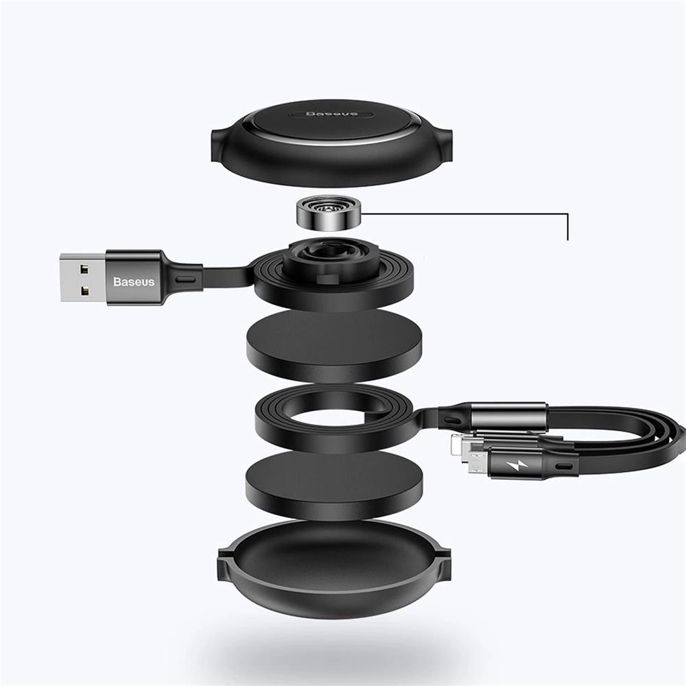 Baseus USB Kabel - CAMLT-JH01 - 3in1 in Schwarz