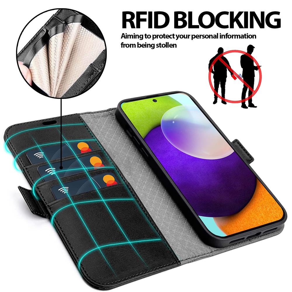 Nathy Wallet für Samsung Galaxy A52 4G/5G in Schwarz