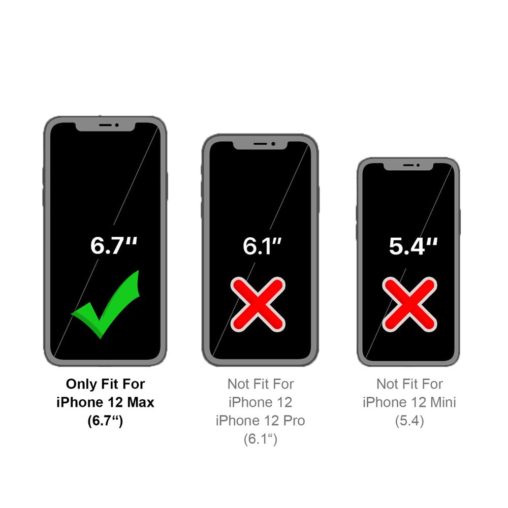 Magnetic Case für Apple iPhone 12 Pro Max in Schwarz