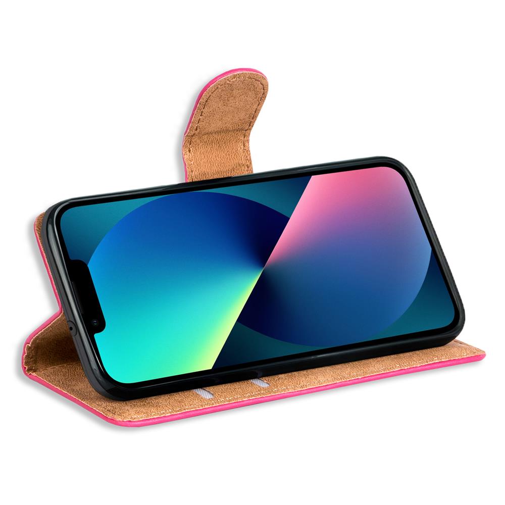 Basic Wallet für Apple iPhone 14 Plus in Pink
