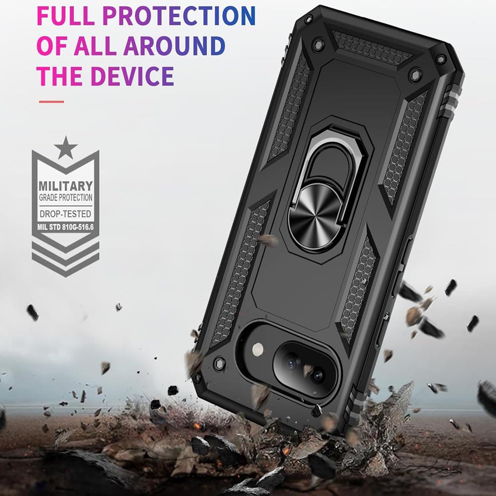 Army Case für Google Pixel 9a in Schwarz