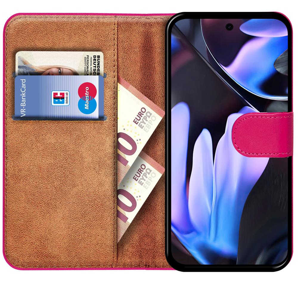 Basic Wallet für Google Pixel 9 Pro XL in Pink