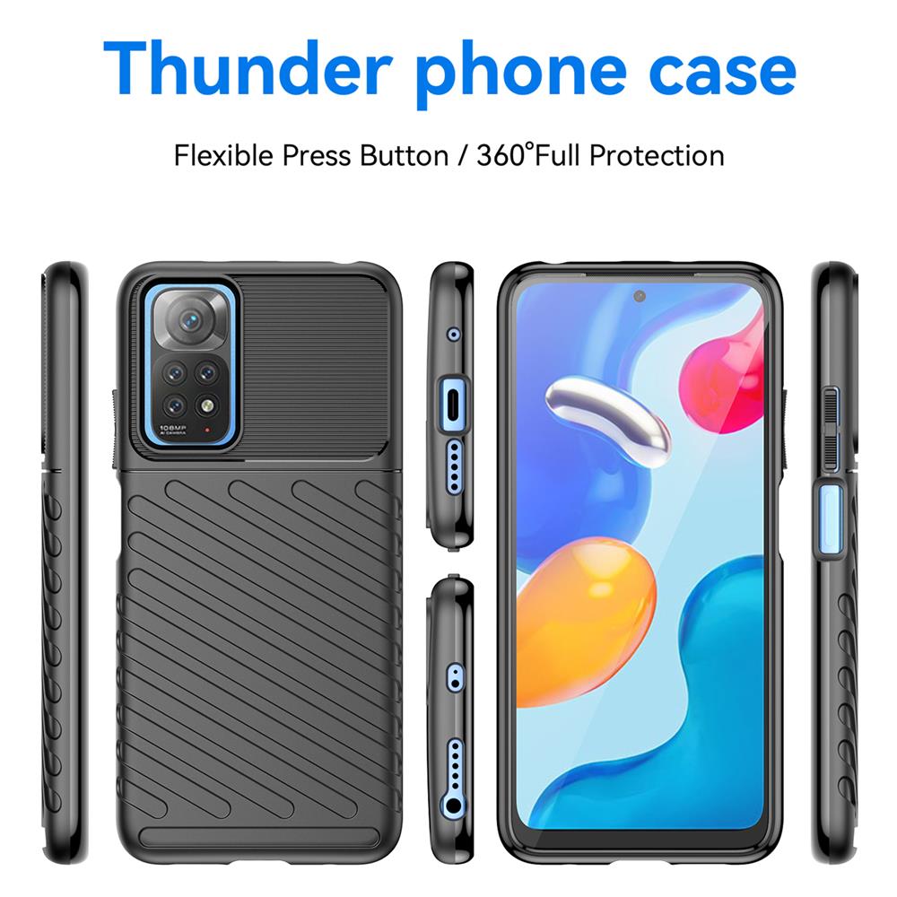 Thunder Case für Xiaomi Redmi Note 11 / 11s in Schwarz