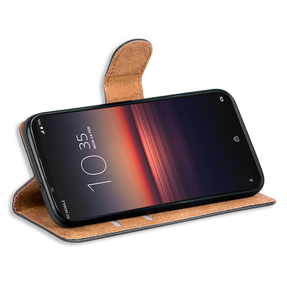Basic Wallet für Sony Xperia 5 II in Schwarz