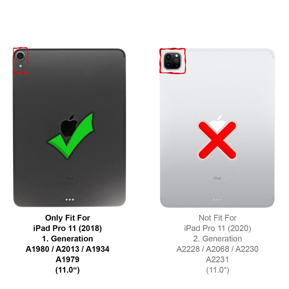 Rugged TPU Tab für Apple iPad Pro 11 (2018) in Transparent