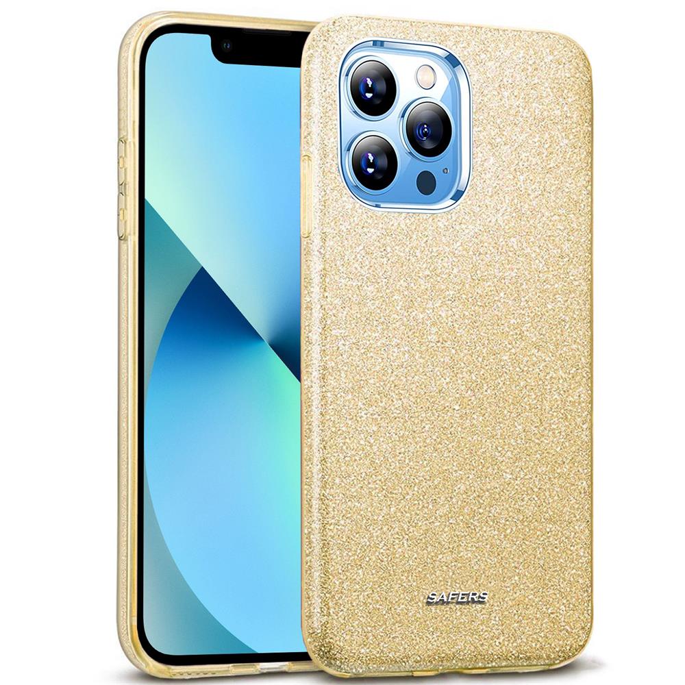 Shiny TPU für Apple iPhone 13 Pro Max in Gold