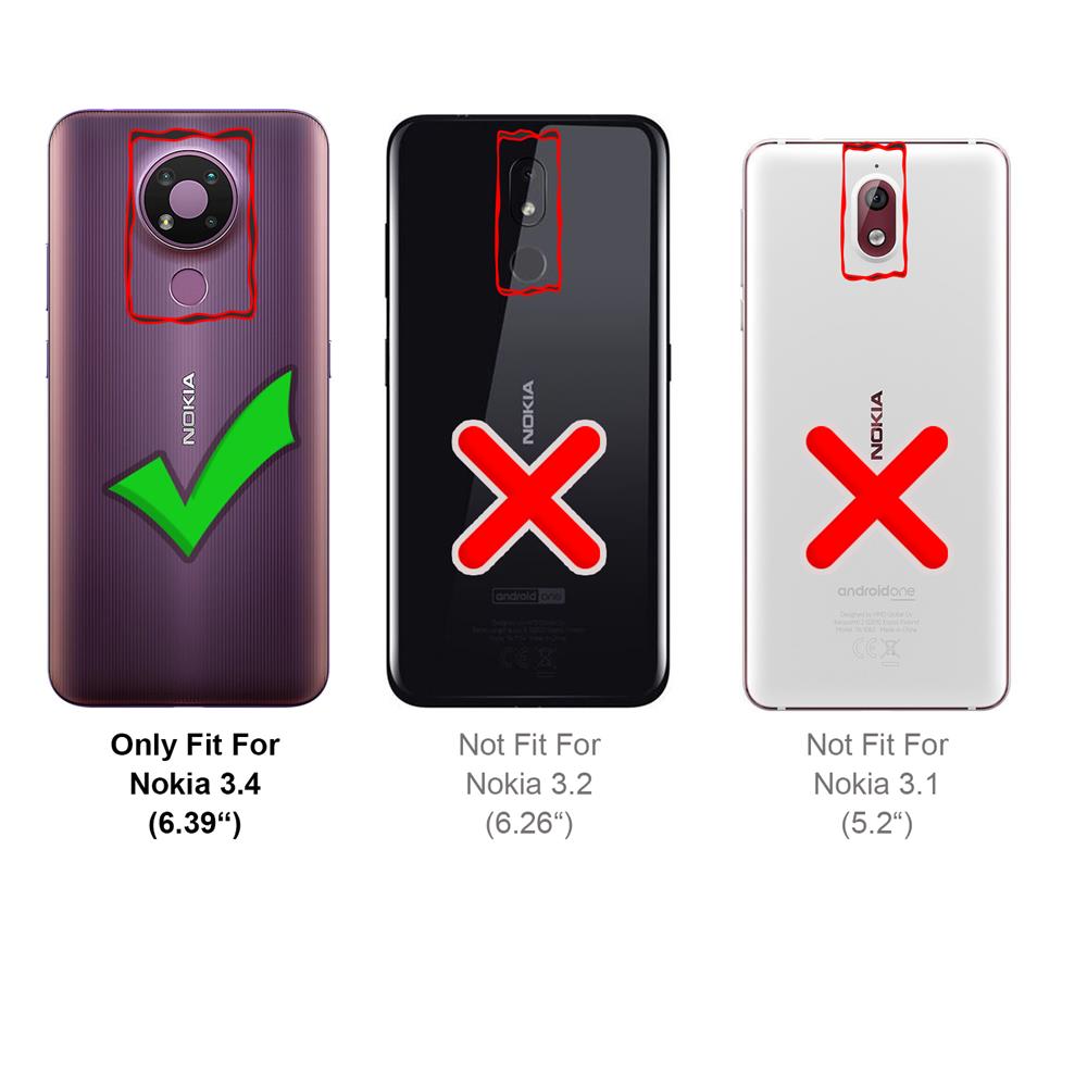 Glas 2in1 für Nokia 3.4