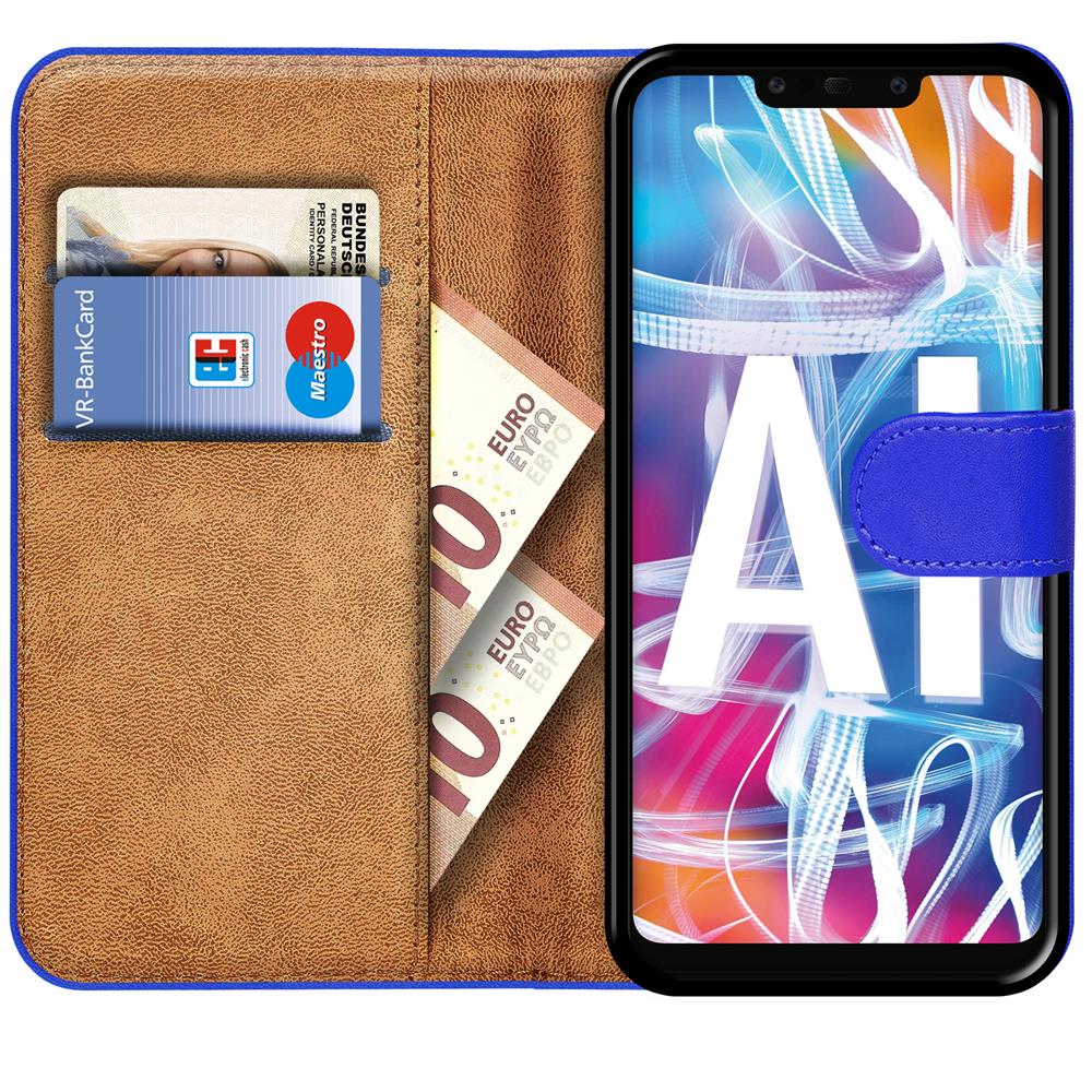 Basic Wallet für Huawei Mate 20 Lite in Blau