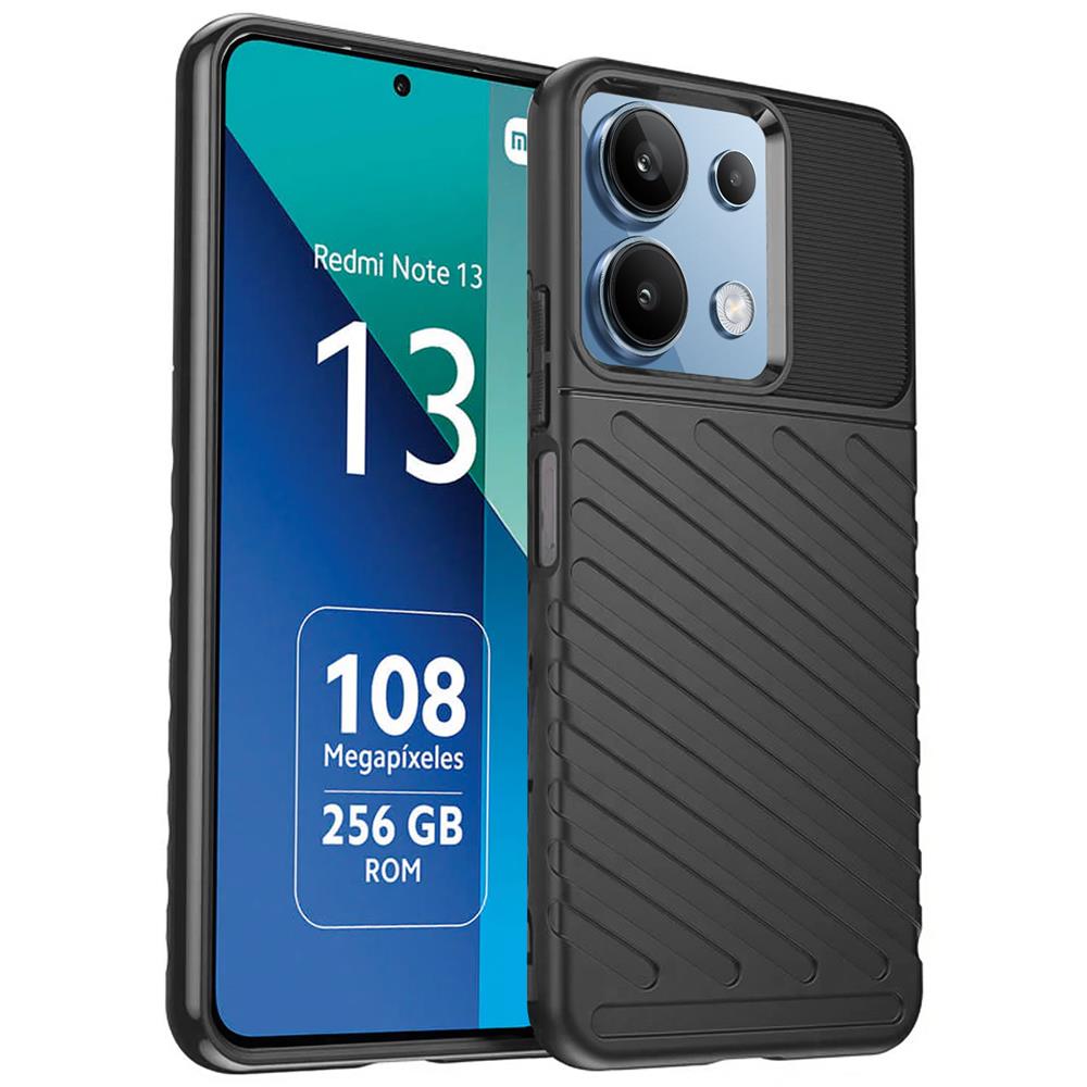 Thunder Case für Xiaomi Redmi Note 13 (4G) in Schwarz