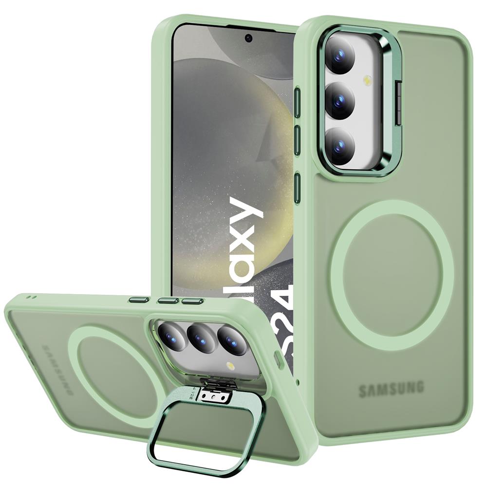 Skin MagSafe für Samsung Galaxy S24 in Grün