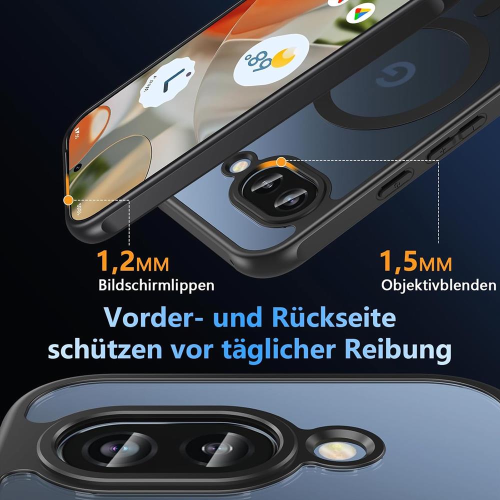 Zoya TPU für Google Pixel 9a in Schwarz