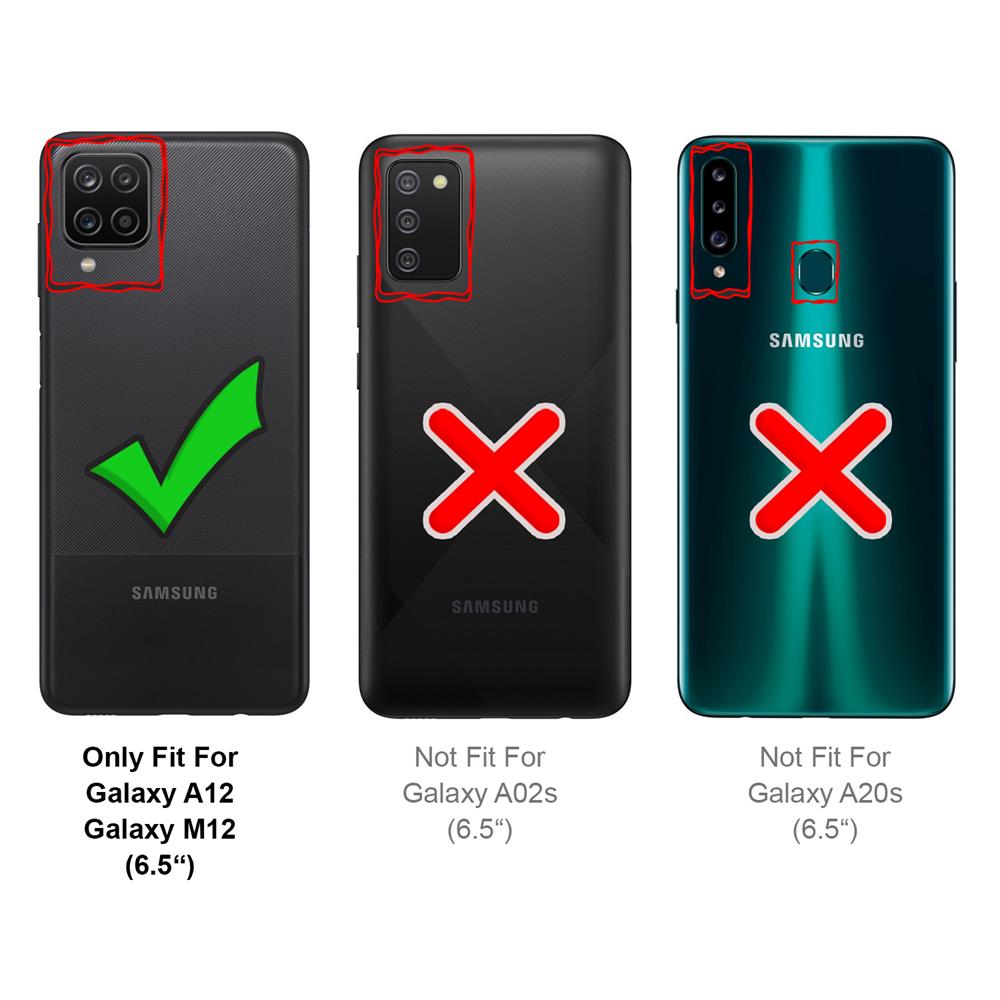 Rugged TPU für Samsung Galaxy A12 / M12 in Transparent