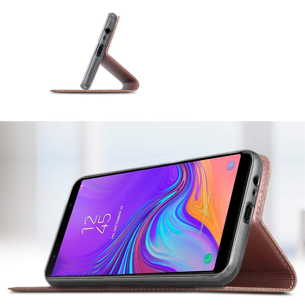 Electroplated Flip für Samsung Galaxy A9 2018 in Rosegold