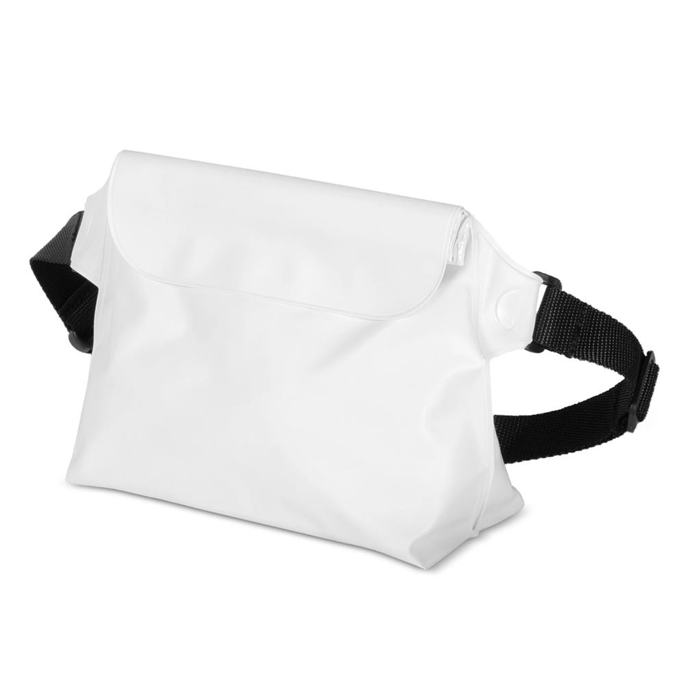 Wasserdichte PVC-Tasche / Hüfttasche in Weiss