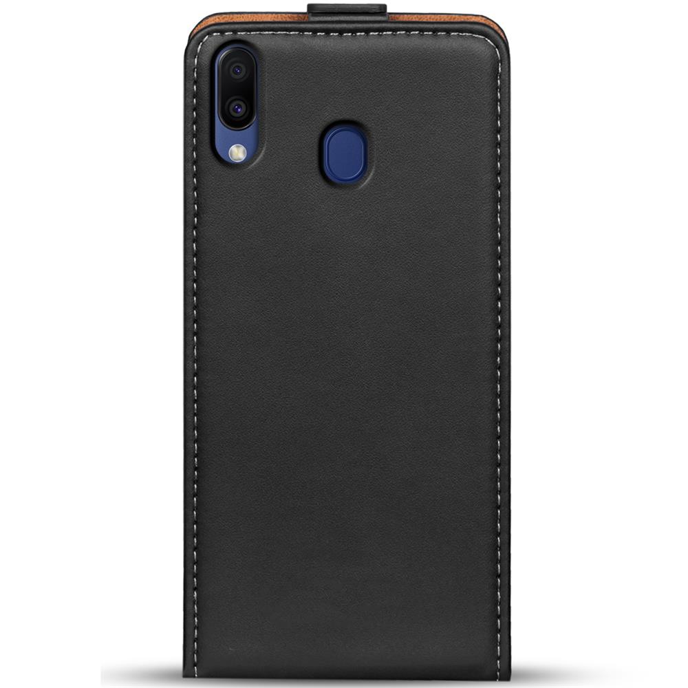 Basic Flip für Samsung Galaxy M20 in Schwarz