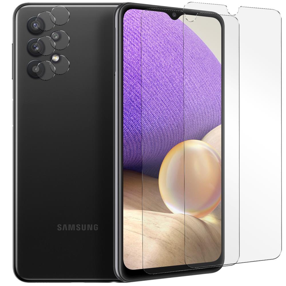4in1 Glas Set für Samsung Galaxy A32 5G