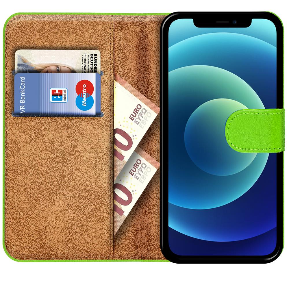 Basic Wallet für Apple iPhone 12 Mini in Grün