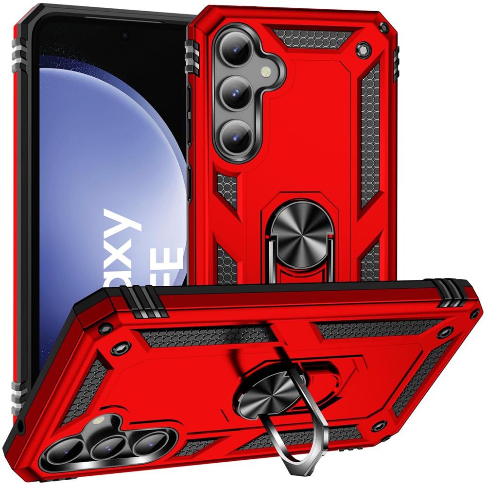 Army Case für Samsung Galaxy S23 FE in Rot