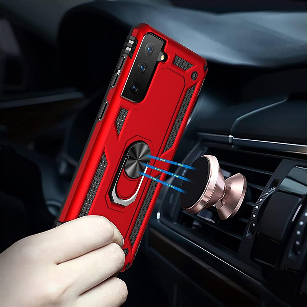 Army Case für Samsung Galaxy S21 Plus in Rot