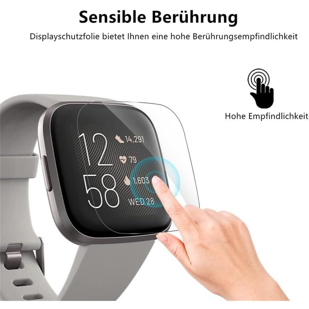 Clear Schutzfolie für Fitbit Versa / 2 im 6er Pack